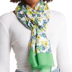 Kate Spade Lovely Floral Medley Scarf  New with Tags